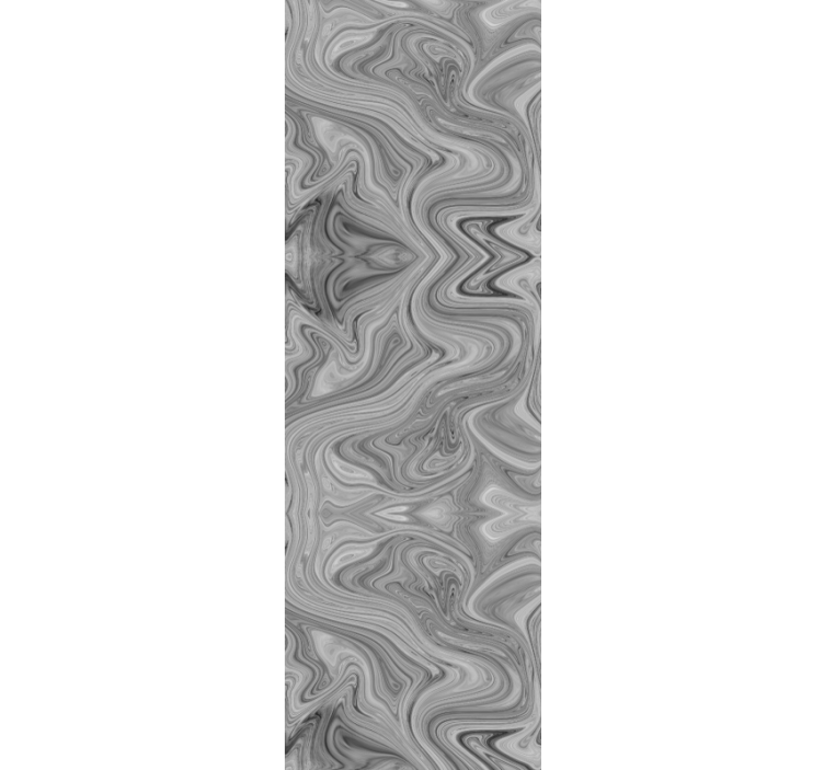 Papier peint marbre motifs gris tourbillonnants - TenStickers