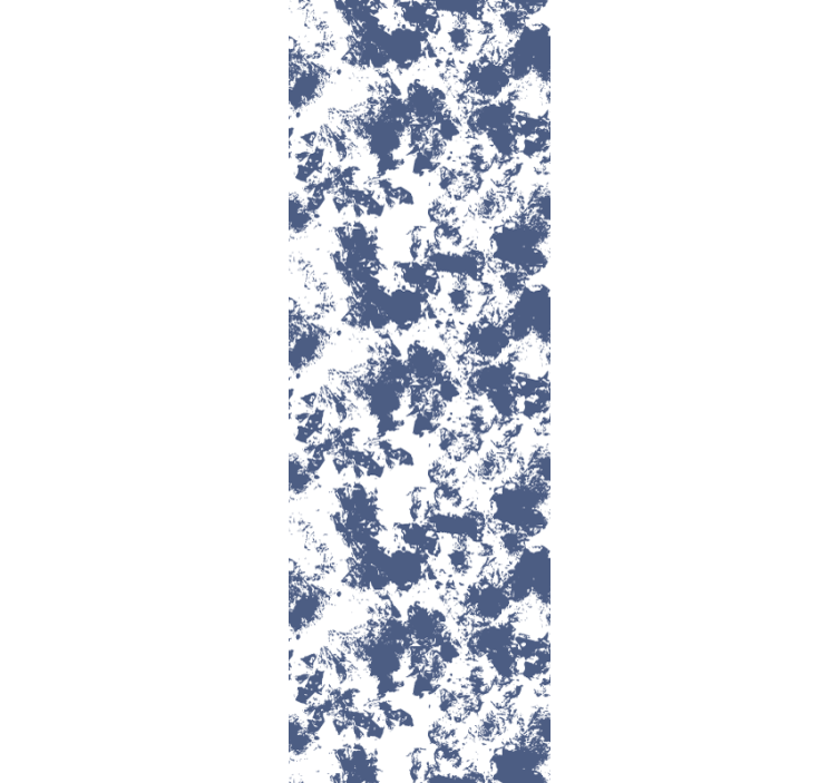 Papier peint motif abstrait bleu - TenStickers