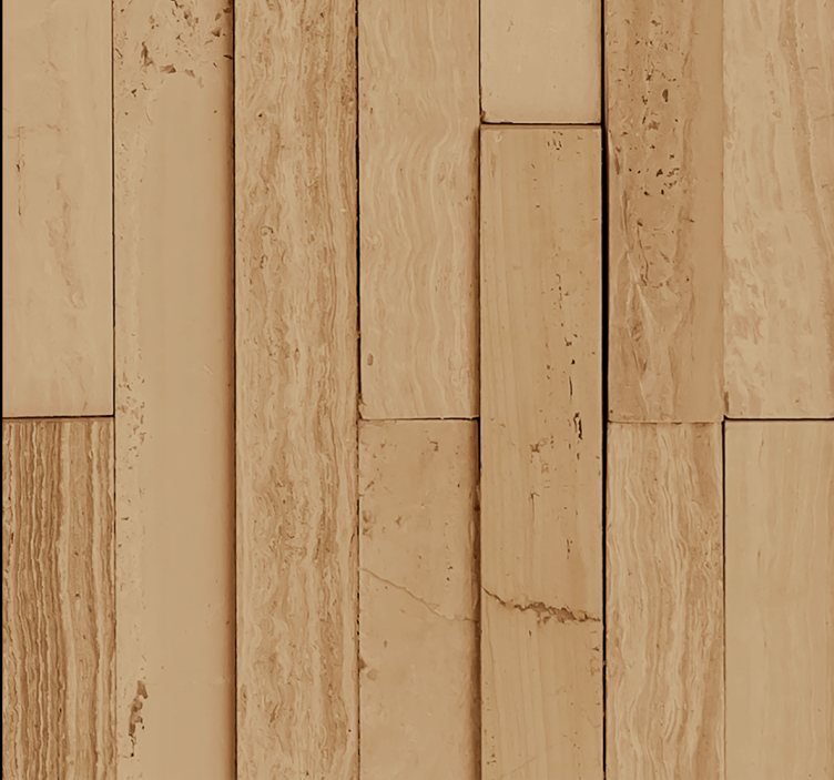 Papier peint chambre adulte bois de chêne clair - TenStickers