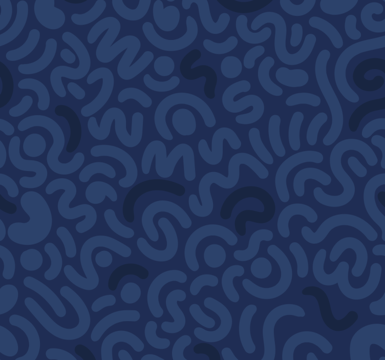 Papier peint chambre adulte bleu marine abstrait - TenStickers