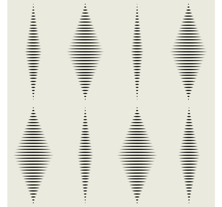 Papier peint géométrique rabaul ikat - TenStickers