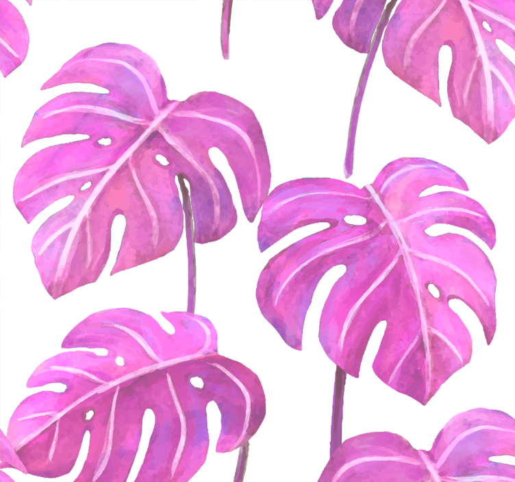 Papier peint feuilles monstera délicieuse - TenStickers