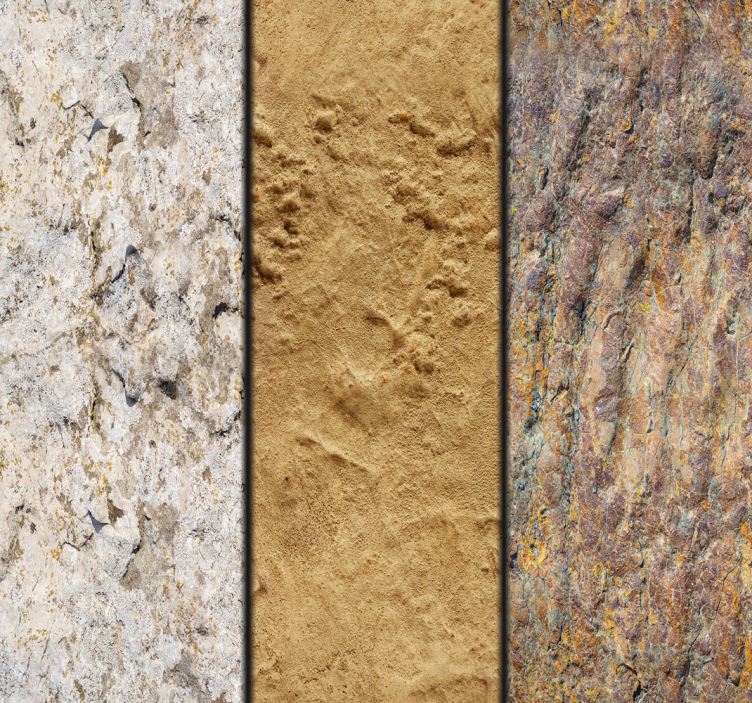 Papier peint motif panneaux à surface texturée - TenStickers