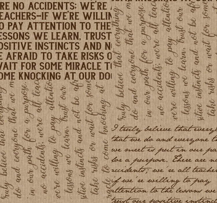 Papier peint texte phrases inspirantes - TenStickers