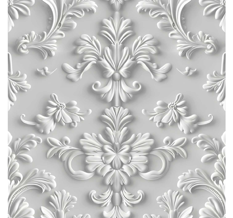 Papier peint baroque effet 3d - TenStickers