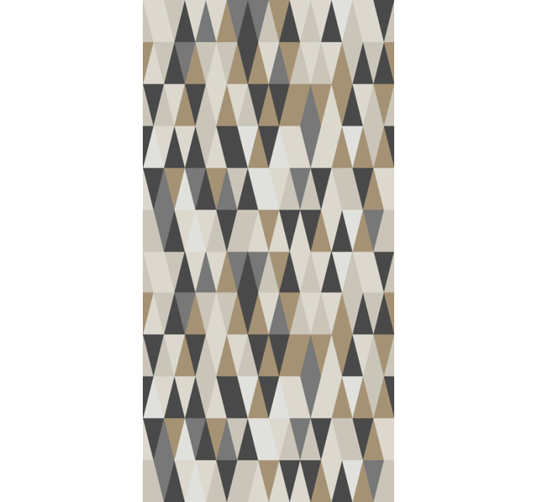 Papier peint triangle decos scandinaves - TenStickers