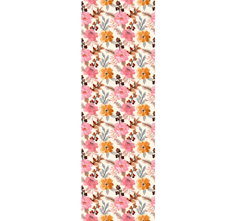 Papier peint salon arrangement floral - TenStickers