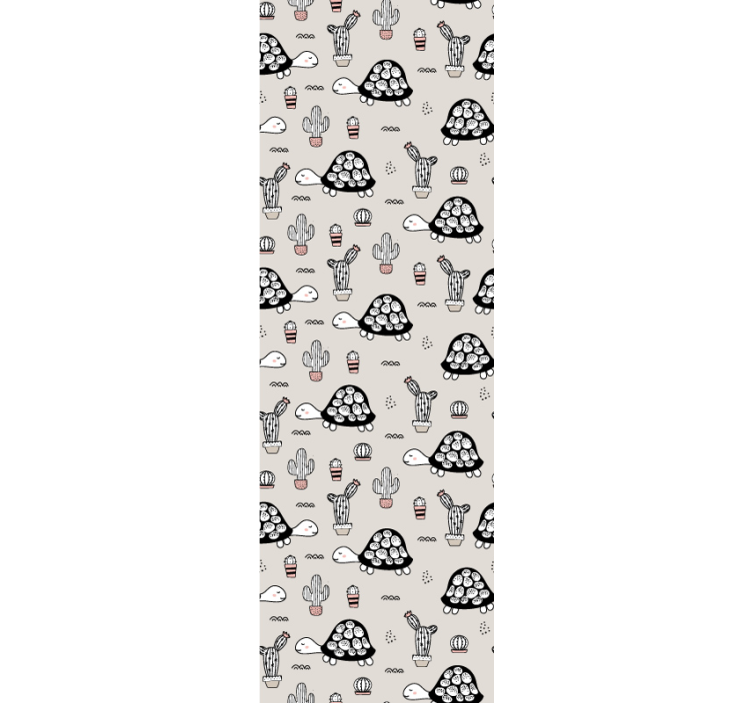 Papier peint animaux motifs de tortue - TenStickers