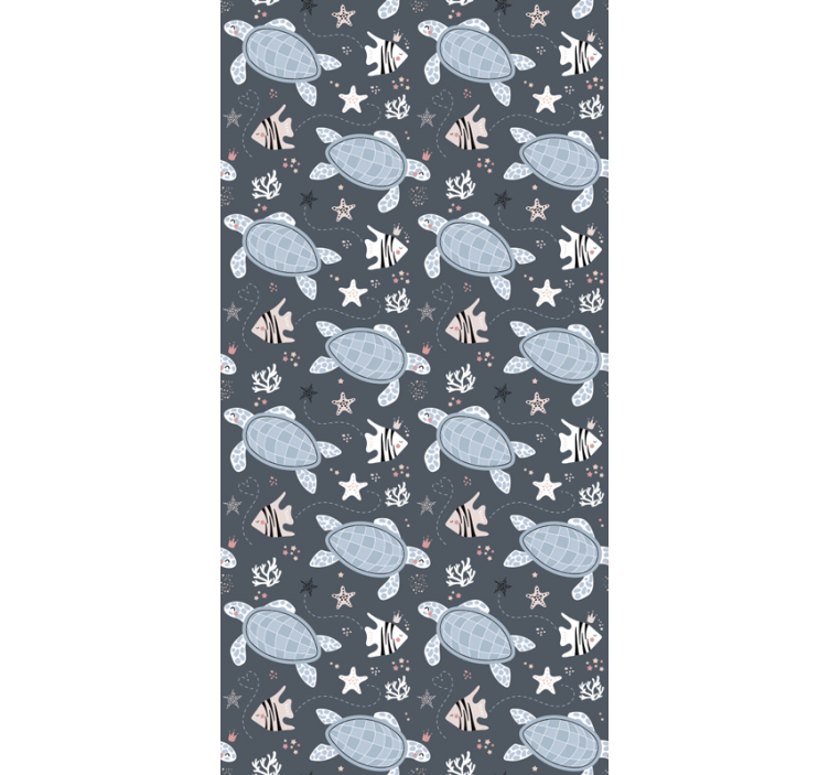 Papier peint animaux conception de créatures marines - TenStickers