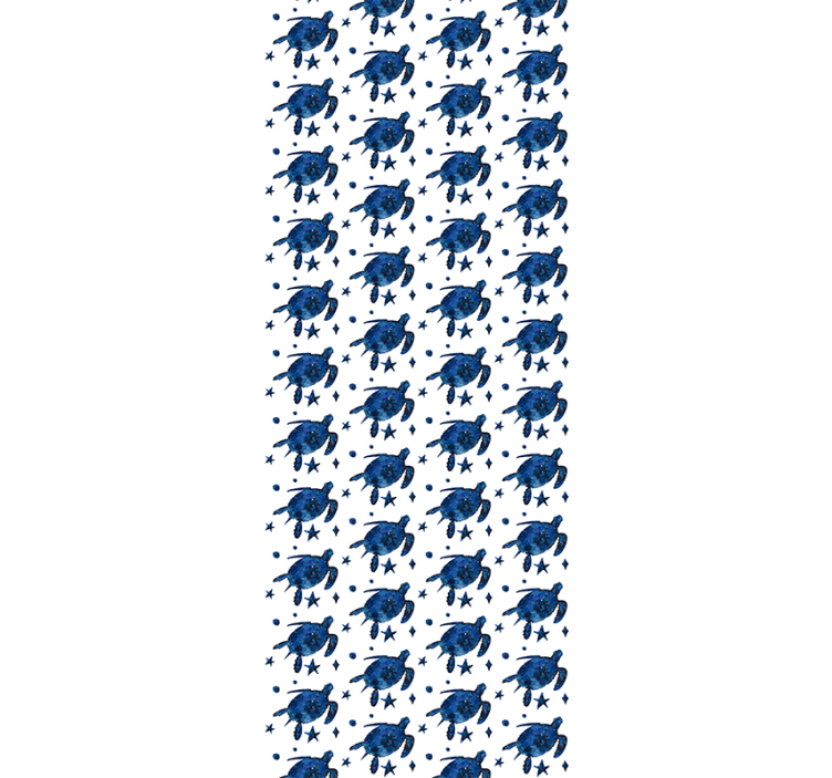 Papier peint animaux tortues de mer bleues - TenStickers
