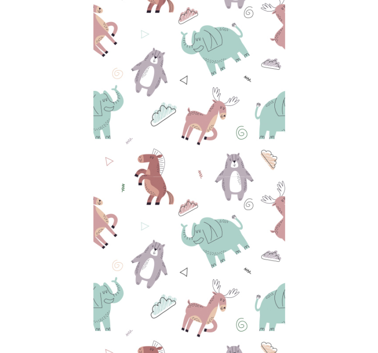 Papier peint animaux Divers animaux - TenStickers