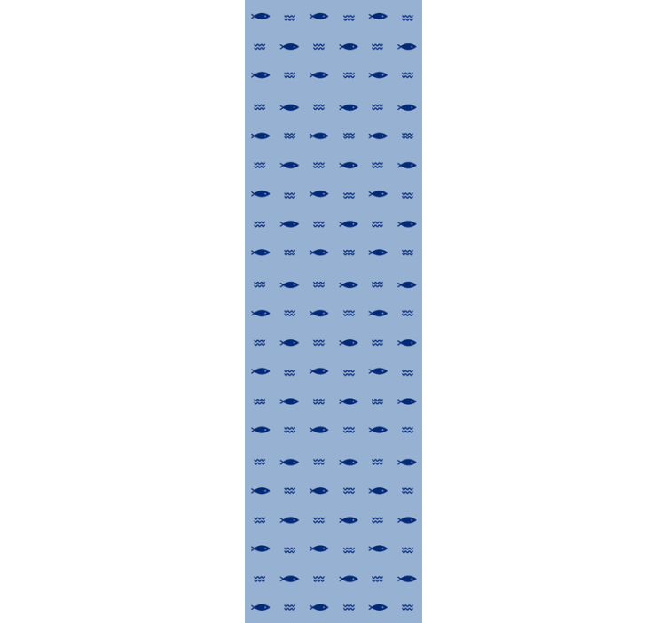 Papier peint poissons motif bleu sous-marin - TenStickers