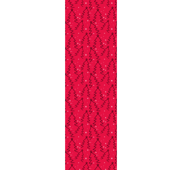 Papier peint noel arbres de noël décoratifs - TenStickers