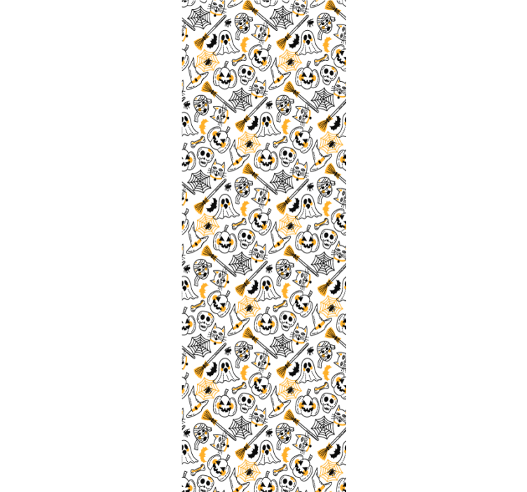 Papier peint halloween collection d'icônes effrayantes - TenStickers