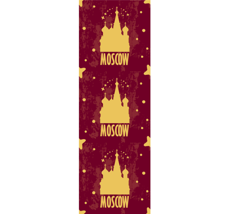 Papier peint ville conception de monuments de moscou - TenStickers