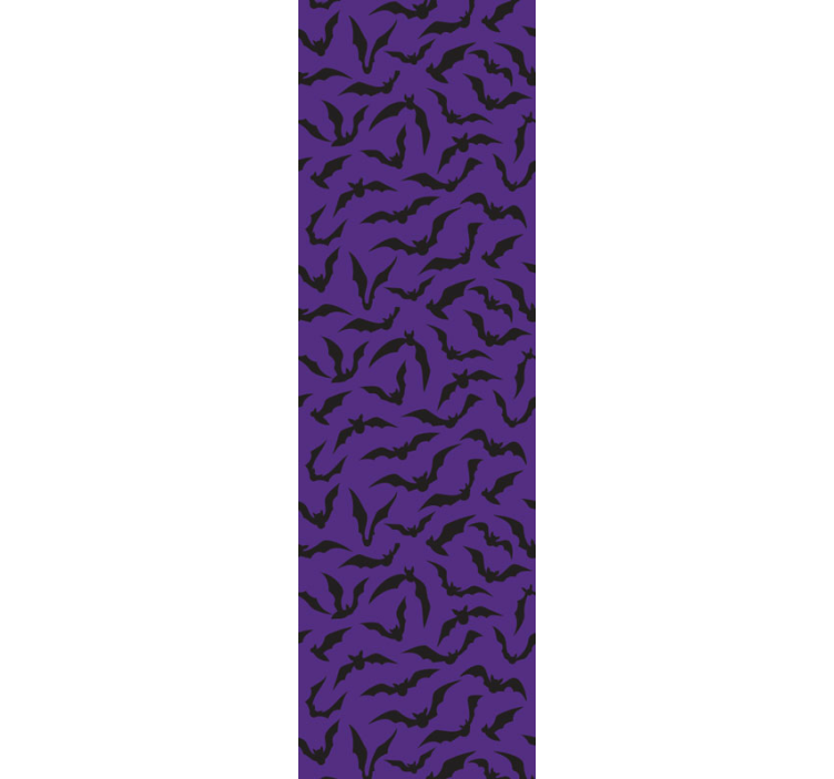 Papier peint lilas Fond violet avec des chauves-souris - TenStickers