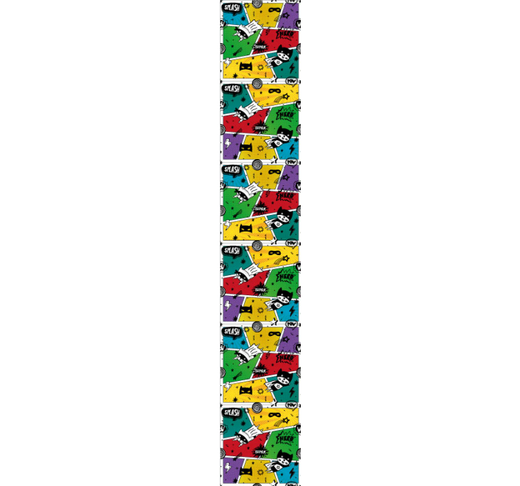 Papier peint chambre enfant personnages de dessins animés - TenStickers