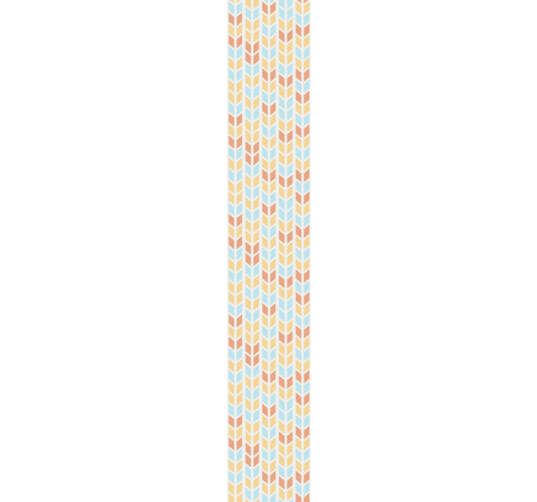 Papier peint texture Flèches bleues et brunes - TenStickers