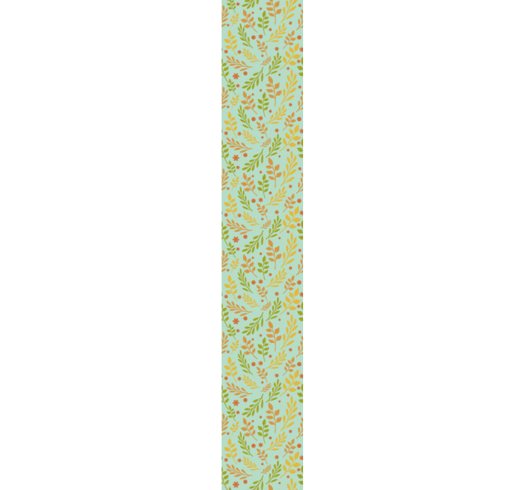 Papier peint fleurs composition de verdure - TenStickers