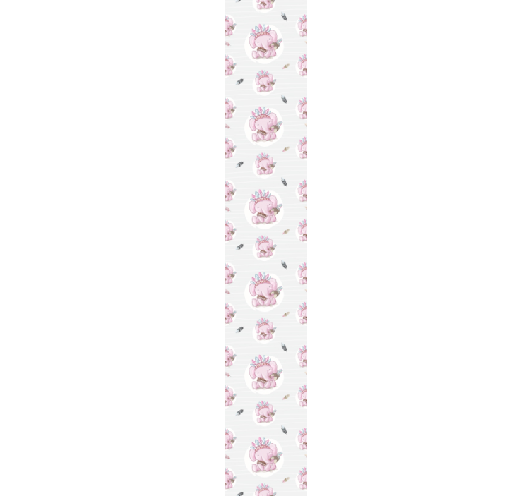 Papier peint panoramique elephant éléphants bohèmes - TenStickers