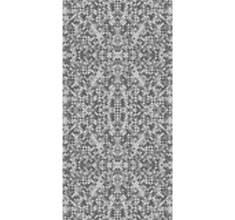 Papier peint géometrique illusion à chevrons - TenStickers