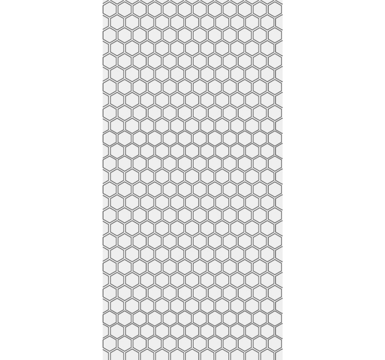 Papier peint géometrique hexagone géométrique - TenStickers