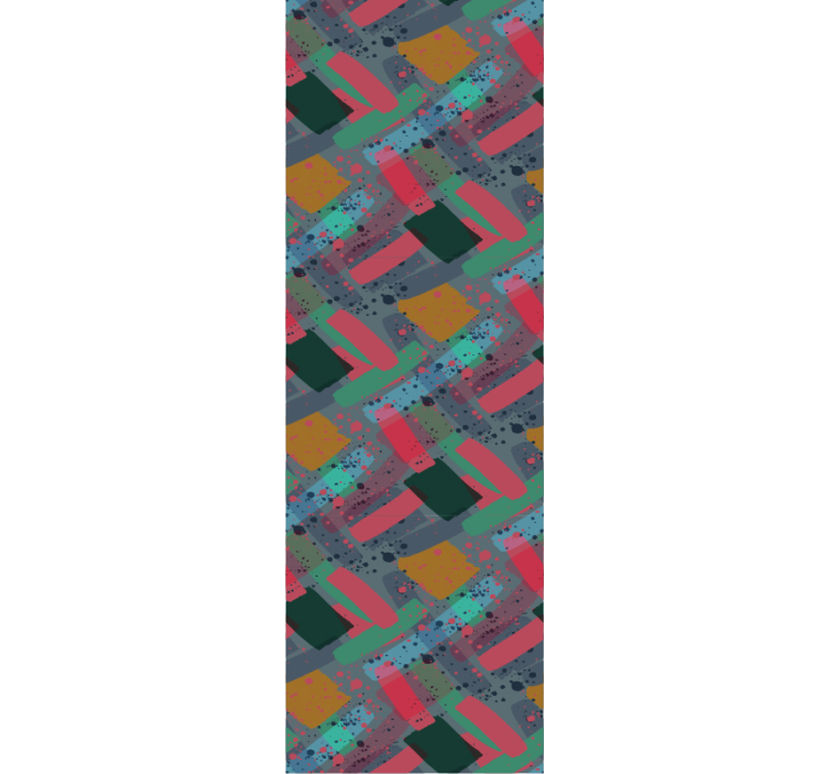 Papier peint géometrique fusion de motifs géométriques - TenStickers