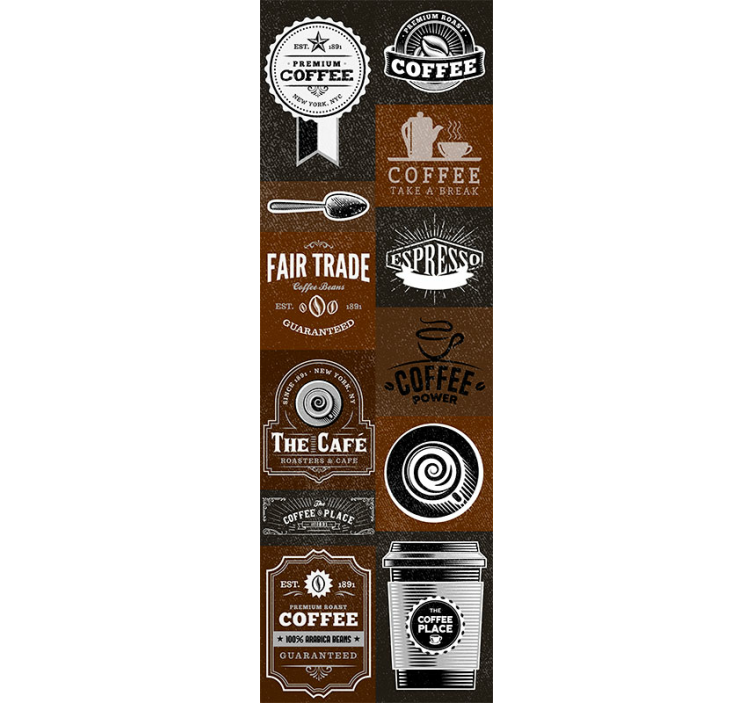 Papier peint cuisine thèmes de café - TenStickers