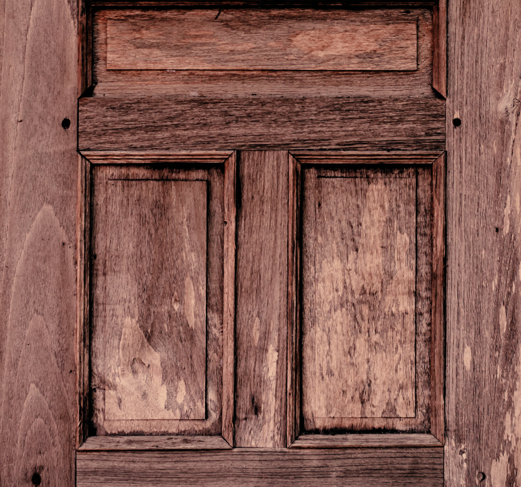 Papier peint brique texture de panneau en bois - TenStickers