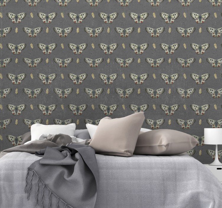 Papier peint papillons modèle de papillon Simplicité - TenStickers