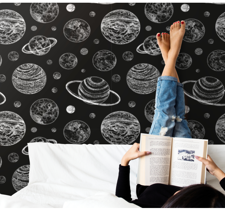 Papier peint étoiles exploration des corps célestes - TenStickers