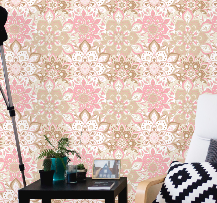 Papier peint fleurs élégance fleurie florale - TenStickers