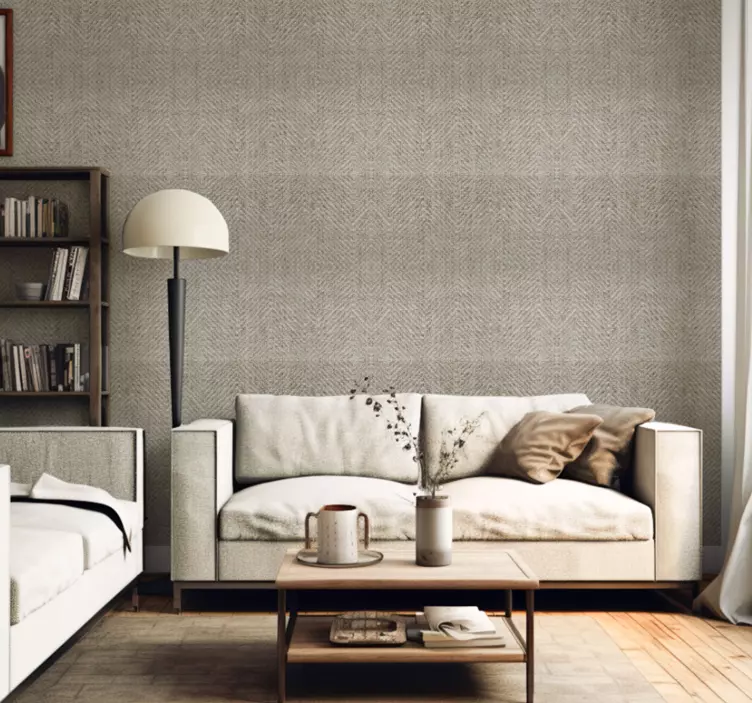 Papier peint salon texture naturelle - TenStickers