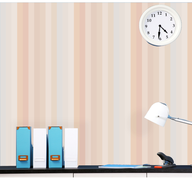 Papier peint rayures conception à rayures verticales - TenStickers